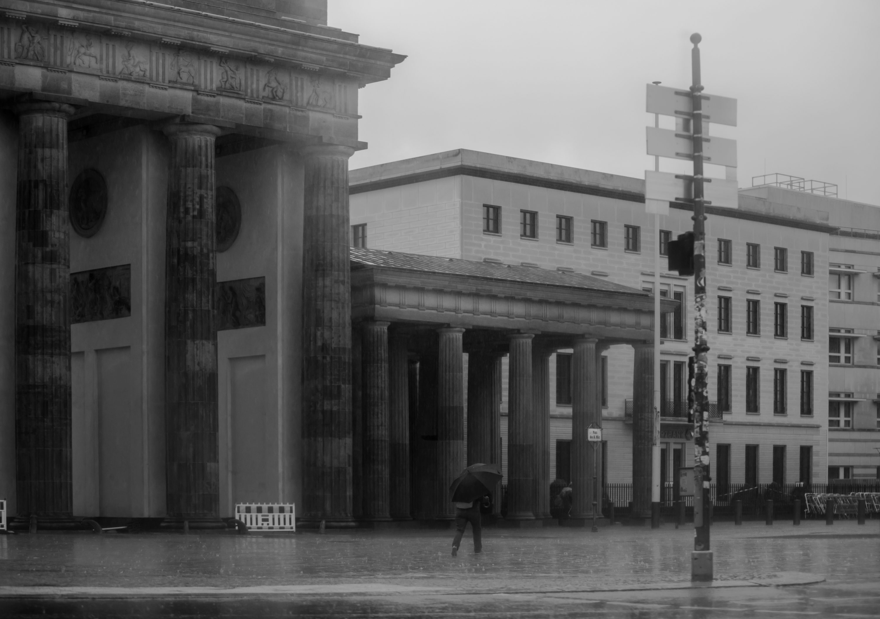 berlins rainy afternoon