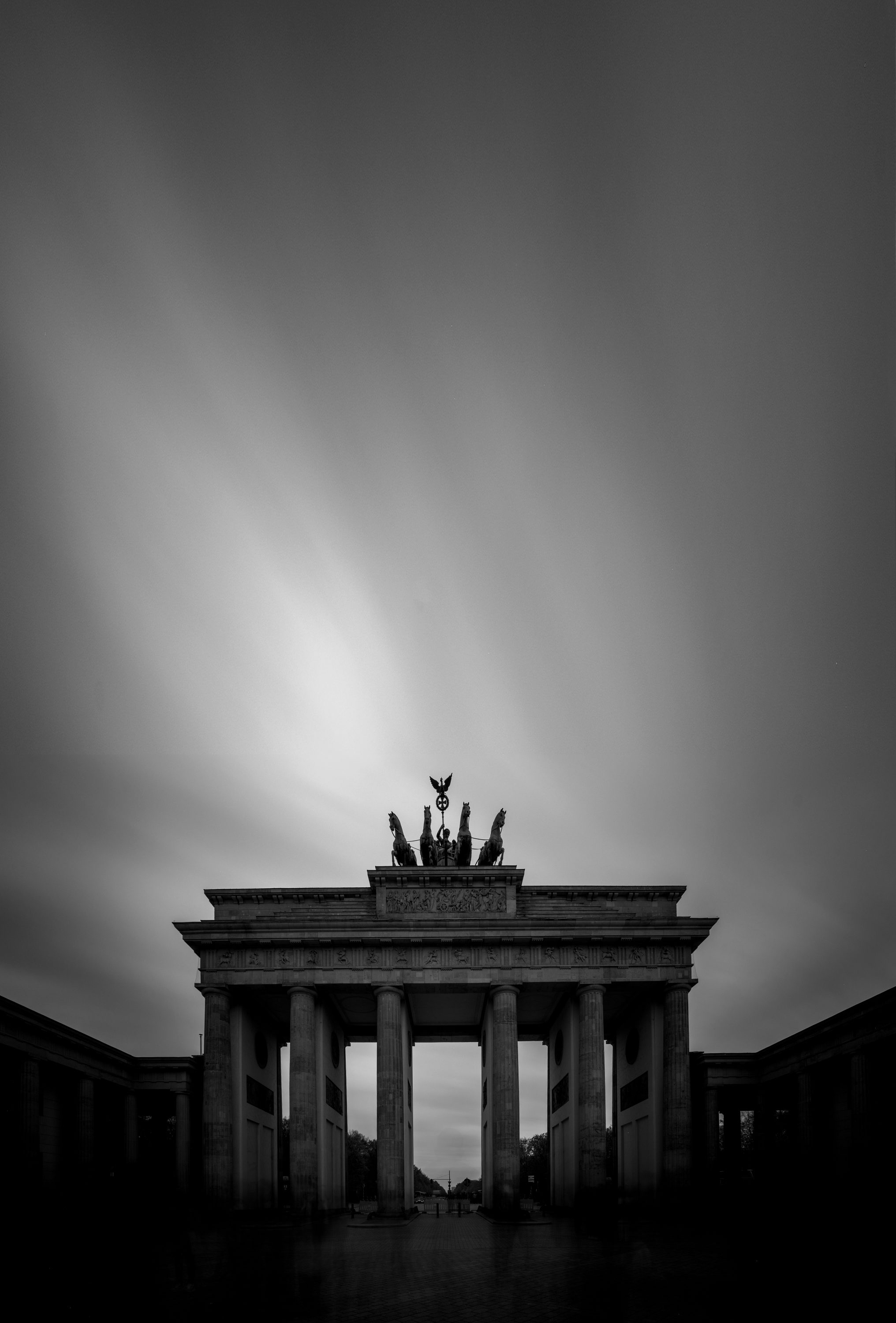 The Brandenburg Gate long exposure